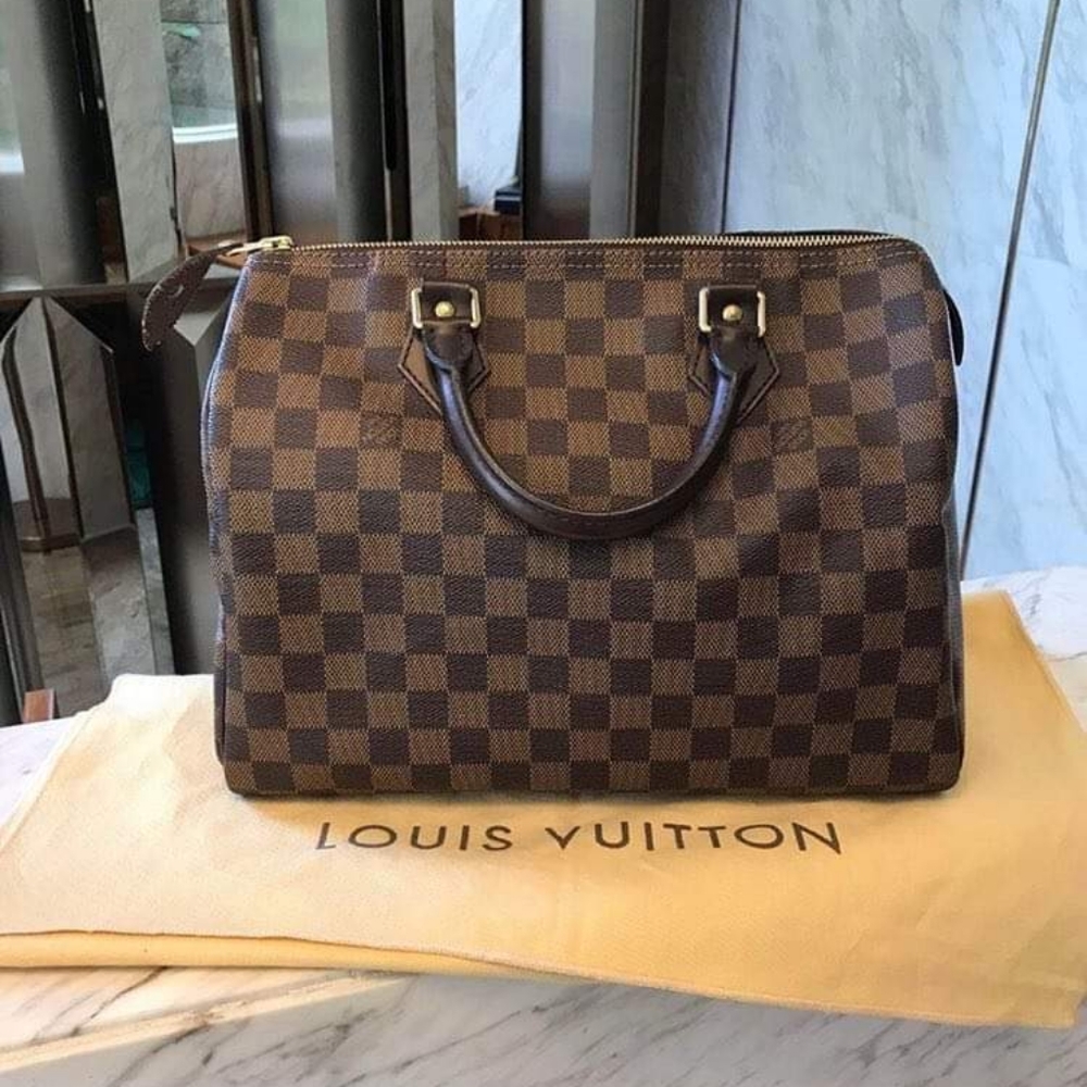 Original Louis Vuitton Damier Speedy 30